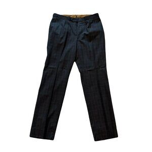 Phineas Cole Wool-Cashmere Plaid Dress Pants